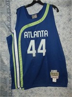 Atlanta 44 Pistol NBA Jersey XL 1971-72