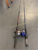 2 Fishing poles/ Reels