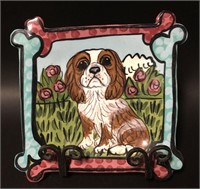 Toni Mann Dog Decorative Tray