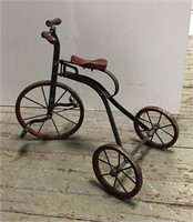 Child's Wooden And Metal Tricycle