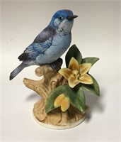 Andrea By Sadek Mountain Blue Bird Figurine