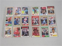 54 MOSTLY TOPPS PHILADELPHIA PHILLIES CARDS: