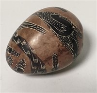 Decorated Stone Egg
