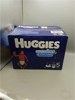 Huggies 58 count Overnights diapers size 5 (over