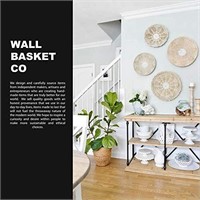 Hanging Wall Basket | Rattan Wall Decor | Wicker