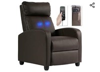 Brown Massage recliner