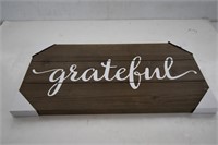 Grateful Wall Art Sign