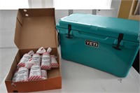Yeti Cooler with 12lbs. of Ground Beef