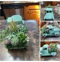 Table Top Truck with Succulent Plants