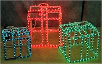 LIGHTED GIFT BOXES* YARD ART