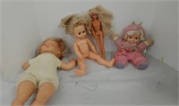 Barbie, plus baby dolls