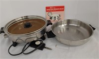 Stainless Steel automatic Skillet