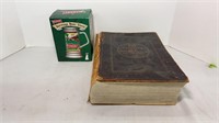 Antique Webster’s International Dictionary and a