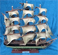 WHALING SHIP CLIPPER 1846 MODEL SHIP
