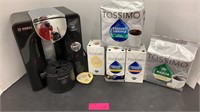 Tassimo Coffee Maker with coffee