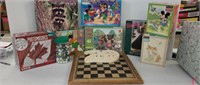 Chinese checkers/checker board
Crib board and