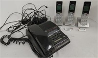 VTech cordless phones, clock radio/phone