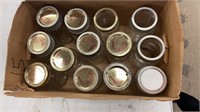 One box of quart size canning jars