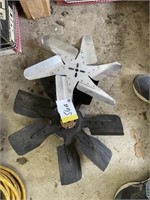 2 fan blades