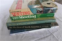 LOT OF FIVE HARDBACK BOOKS HUNTING & BIG GAME