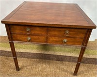 55 - WOOD ACCENT TABLE W/DRAWER