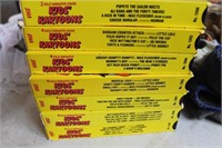 LOT OF SEVEN VINTAGE VHS TAPES "KIDS KARTOONS"