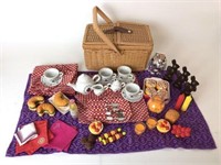 American Girl Doll Lady Bug Tea Set & Accessories