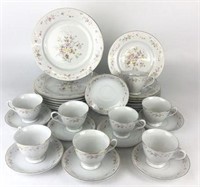 Porcelain Dinnerware with Floral Design