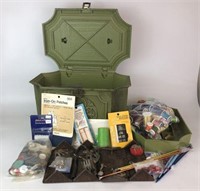 Box of Sewing Notions & Supplies