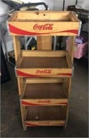 4-Tier Coca-Cola Crate Shelving Unit