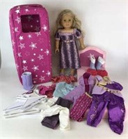 American Girl Doll with Starry Carrier, Fold Out