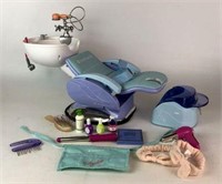 American Girl Spa Chair & Accessories