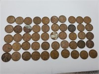 (50) Lincoln Wheat Pennies