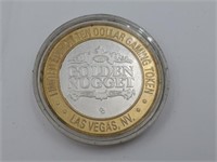 Golden Nugget .999 Fine Silver Gaming Token