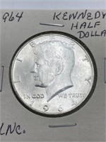 1964 Kennedy Half Dollar (Unc)