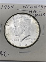 1964 Kennedy Half Dollar (Unc)