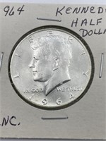 1964 Kennedy Half Dollar (Unc)