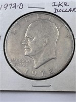 1972 D Eisenhower Dollar