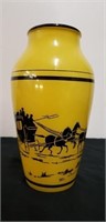 8"Vintage Stagecoach Vase