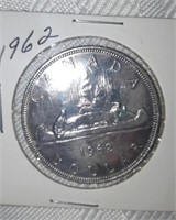 1962 Canadian Dollar Coin