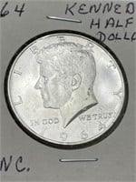 1964 Kennedy Half Dollar (Unc)