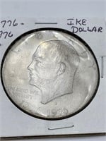 1776 - 1976 D Bicentennial Eisenhower Dollar