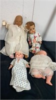 4 vintage dolls see pic for details