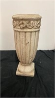 14” plaster vase