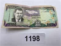 Bank of Jamaica $100 Bill