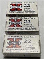 Winchester Super-X extra power 22 short rim fire