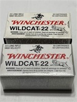 Winchester wildcat 22 long rifle high velocity.