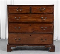 George III Mahogany Inlaid Chest of Drawers