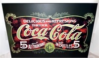 Coca-Cola Wooden Sign