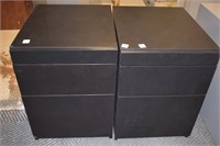 PAIR - LEGAL SIZE BOX BOX FILE PEDS